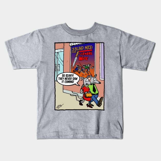 Three Blind Mice: The Movie Kids T-Shirt by BRAVOMAXXX